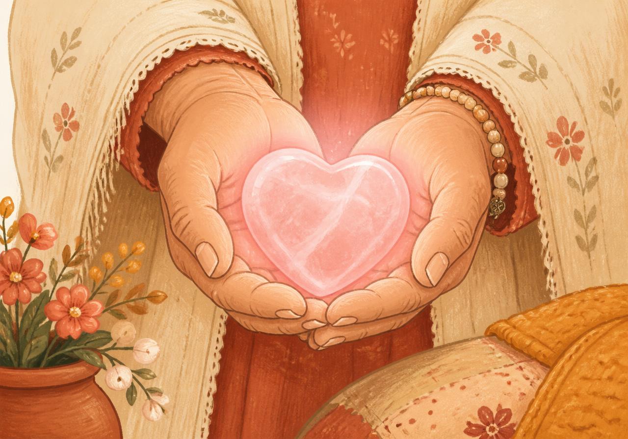 Rose Quartz — the stone of Dadi's lullaby